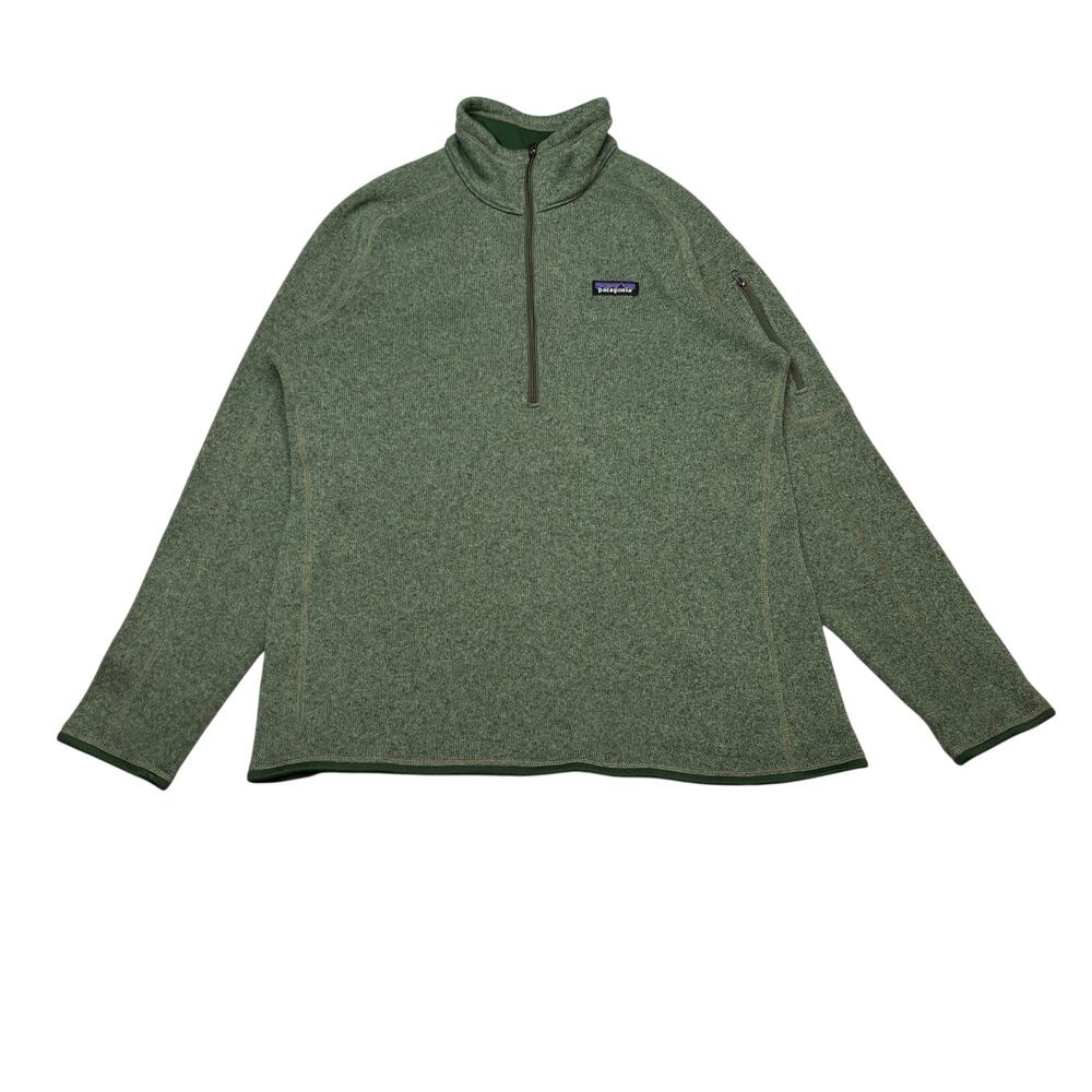 Patagonia Better Sweater 1/4 Zip Fleece Pullover Women's XL Granola Gorpcore